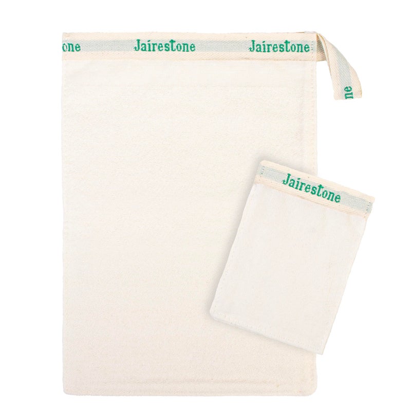 Jairestone Exfoliating Mitt - Body Exfoliator Scrubber - Exfoliating Bath Mitt - Spray Tan & Keratosis Pilaris Remover- Lift Away Dead Skin - Turkish Hammam Glove Exfoliating Kese - Set of 2 Mitts - Image 1